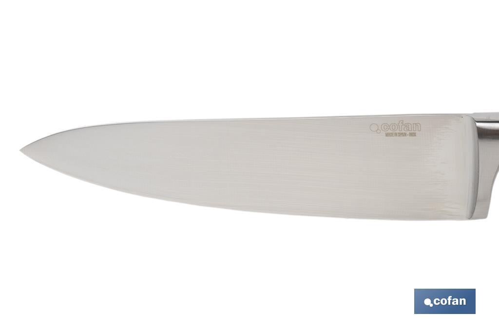 Coltello da cucina con forgiatura francese | Rosso | Varie misure - Cofan