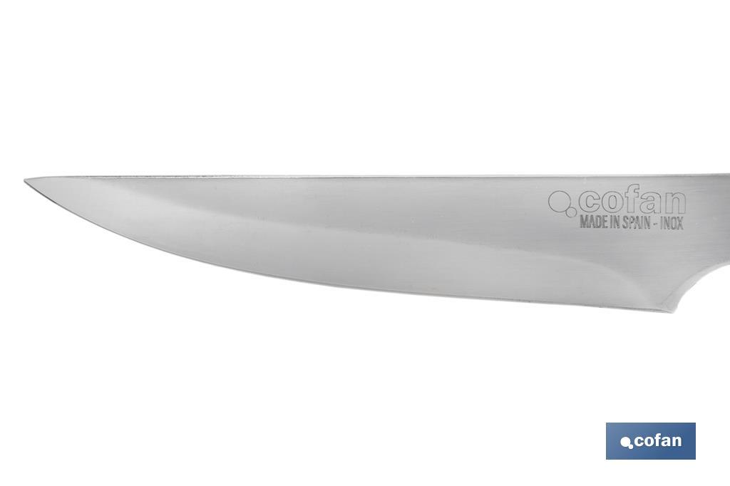 Confezione da 3 coltelli | Lama da 10 cm | Nero - Cofan
