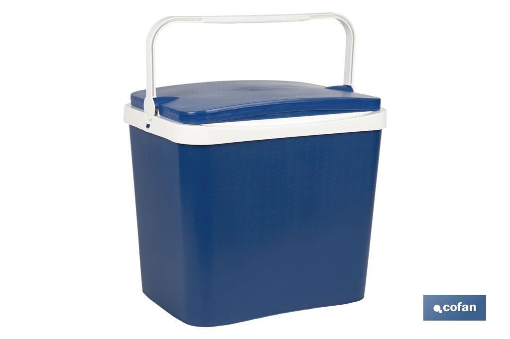 Nevera rígida | Color: azul | Material: polipropileno | Disponible en diferentes medidas y capacidades - Cofan