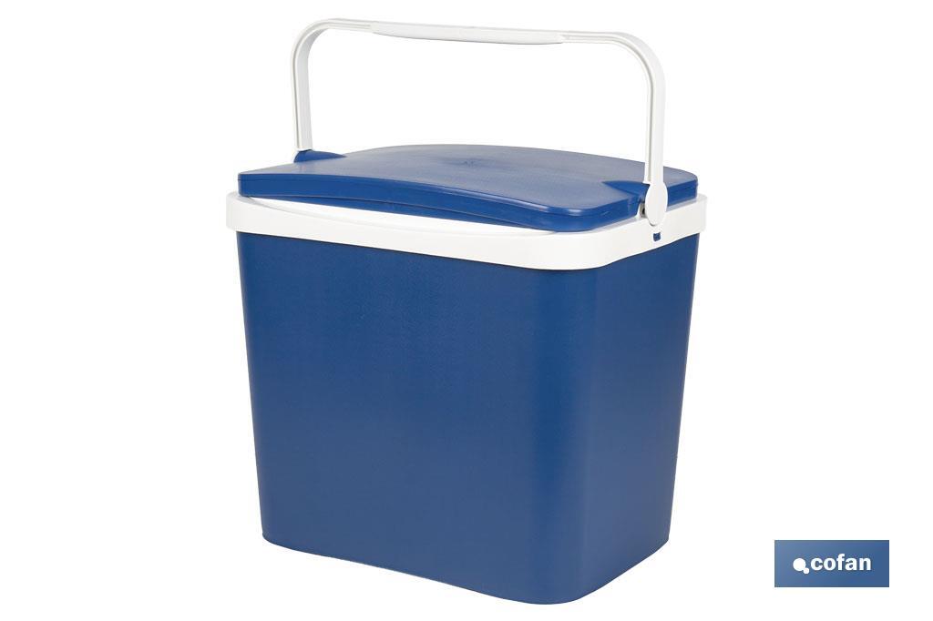 Nevera rígida | Color: azul | Material: polipropileno | Disponible en diferentes medidas y capacidades - Cofan