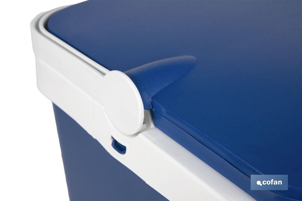 Nevera rígida | Color: azul | Material: polipropileno | Disponible en diferentes medidas y capacidades - Cofan