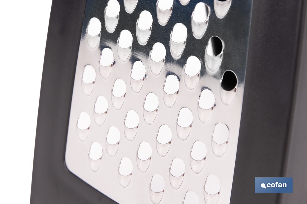 Rallador de cocina plegable con doble lado: fino y grueso | Base antideslizante | Colores aleatorios - Cofan