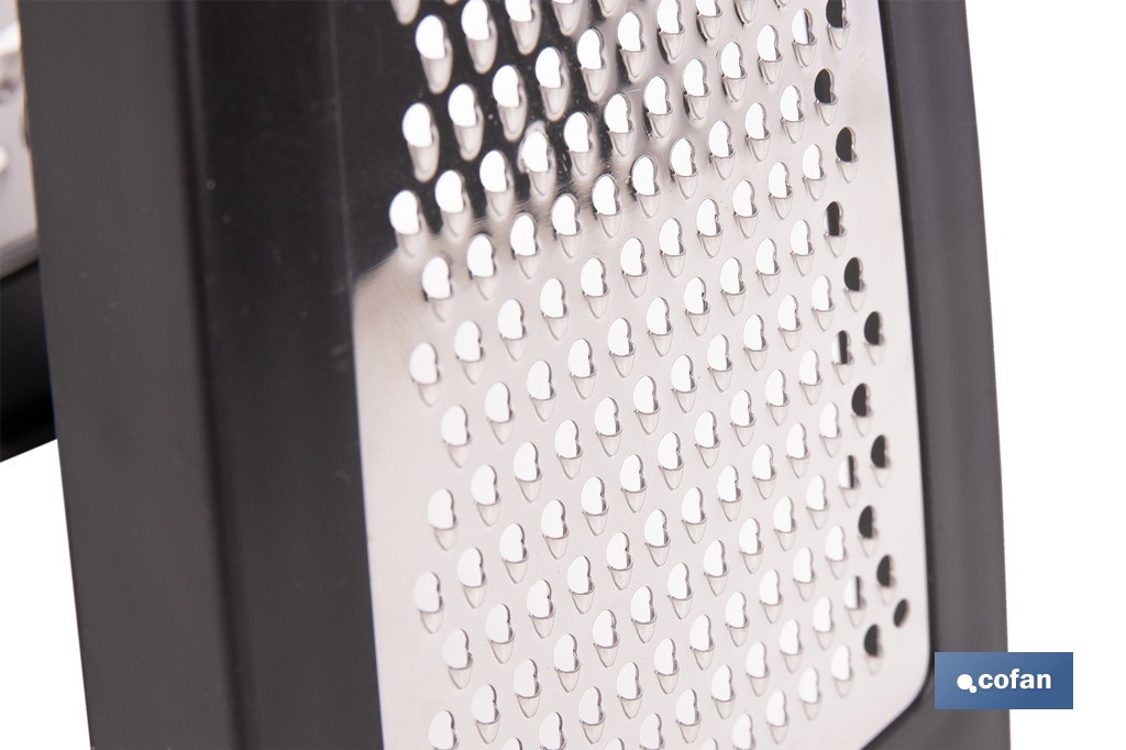 Rallador de cocina plegable con doble lado: fino y grueso | Base antideslizante | Colores aleatorios - Cofan