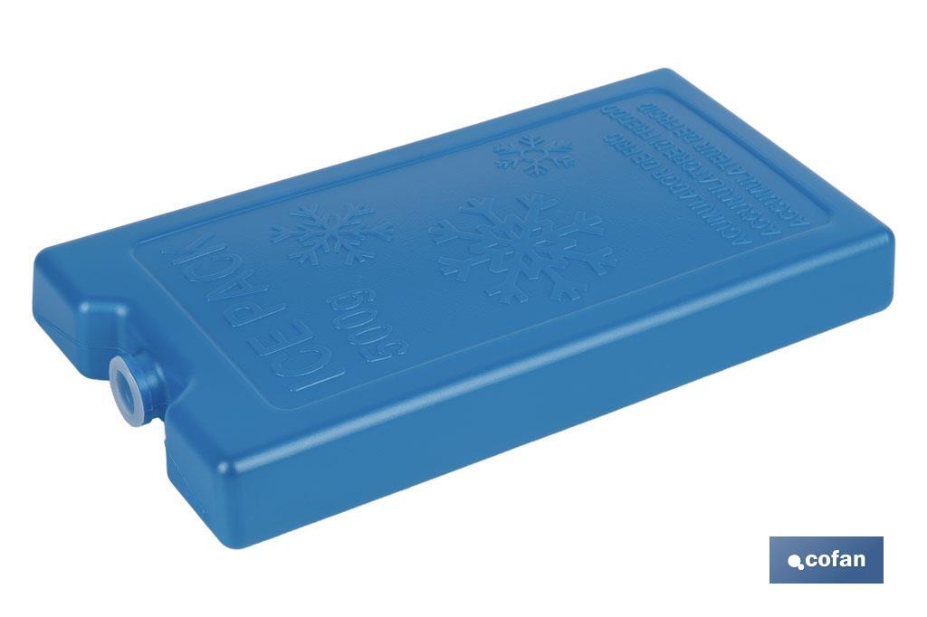 Acumulador de frío para nevera portátil de 500 ml en color azul | Conserva alimentos frescos - Cofan