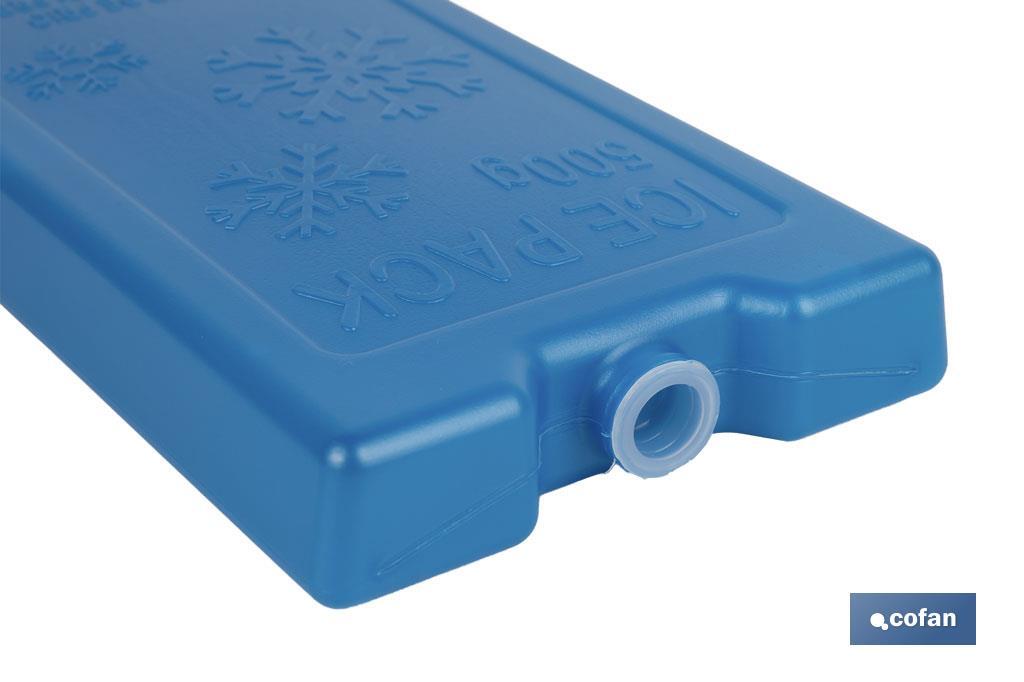 Acumulador de frío para nevera portátil de 500 ml en color azul | Conserva alimentos frescos - Cofan