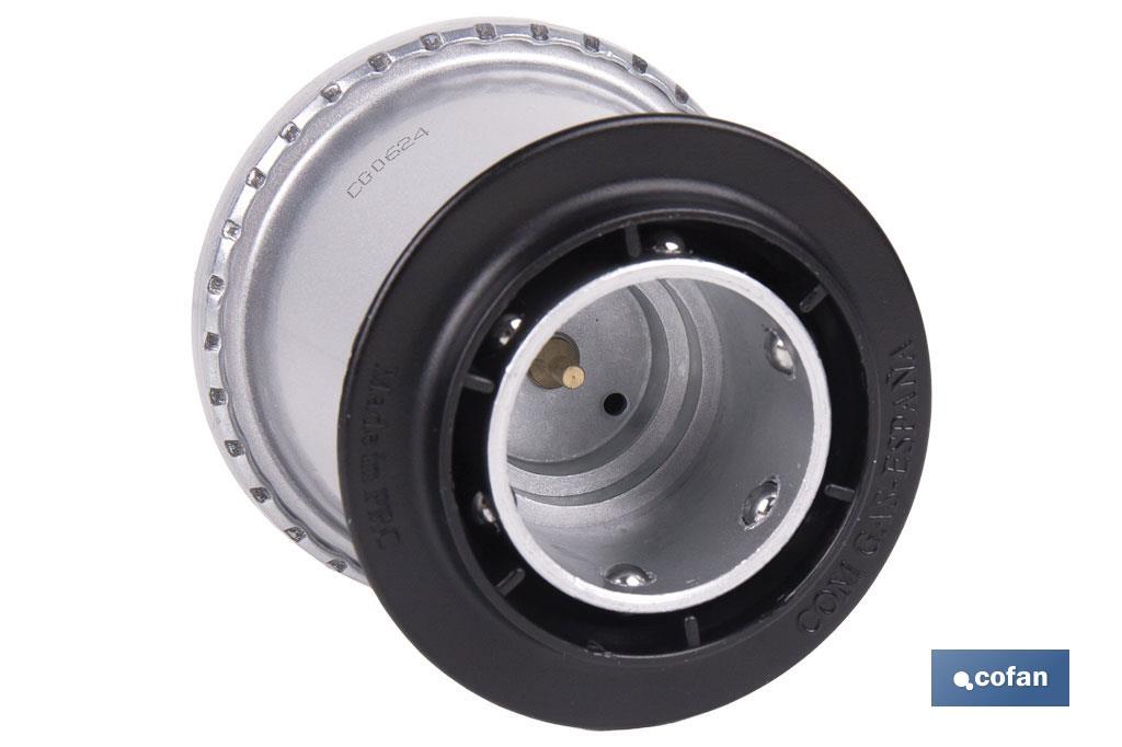 Regulador de gas butano/propano | Mando ajustable | Rosca izquierda 21,8 mm | Adecuado para sopletes y soldadores - Cofan