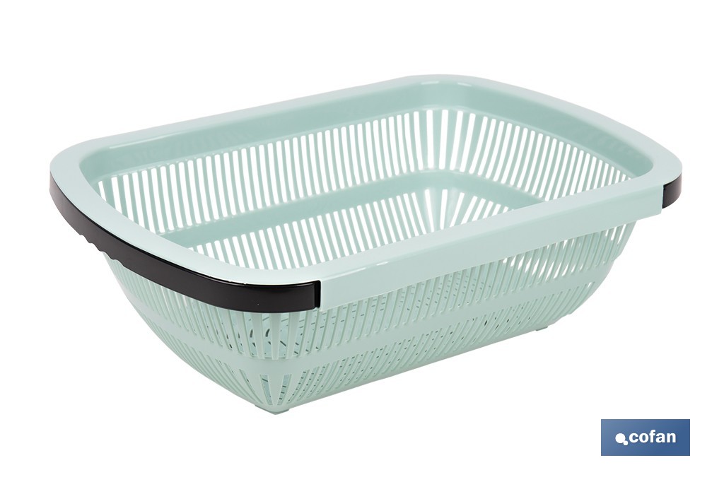 Escurridor rectangular extensible | Lava y escurre alimentos sobre el fregadero | Disponible en diferentes colores - Cofan