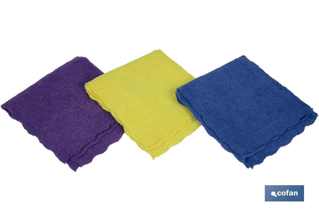 Pack de 3 bayetas de microfibra - Cofan