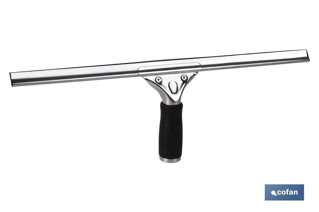 Limpiacristales Profesional INOX | Ancho 38cm | Agarre Engomado