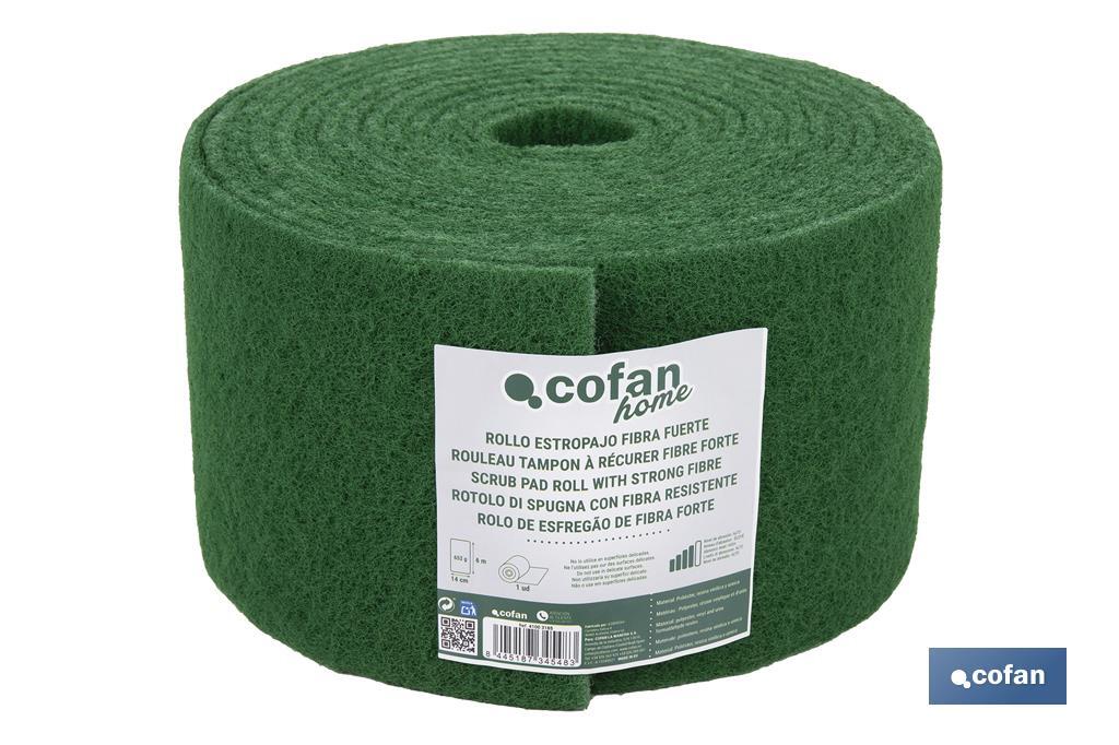 Green scrub pad roll - Cofan