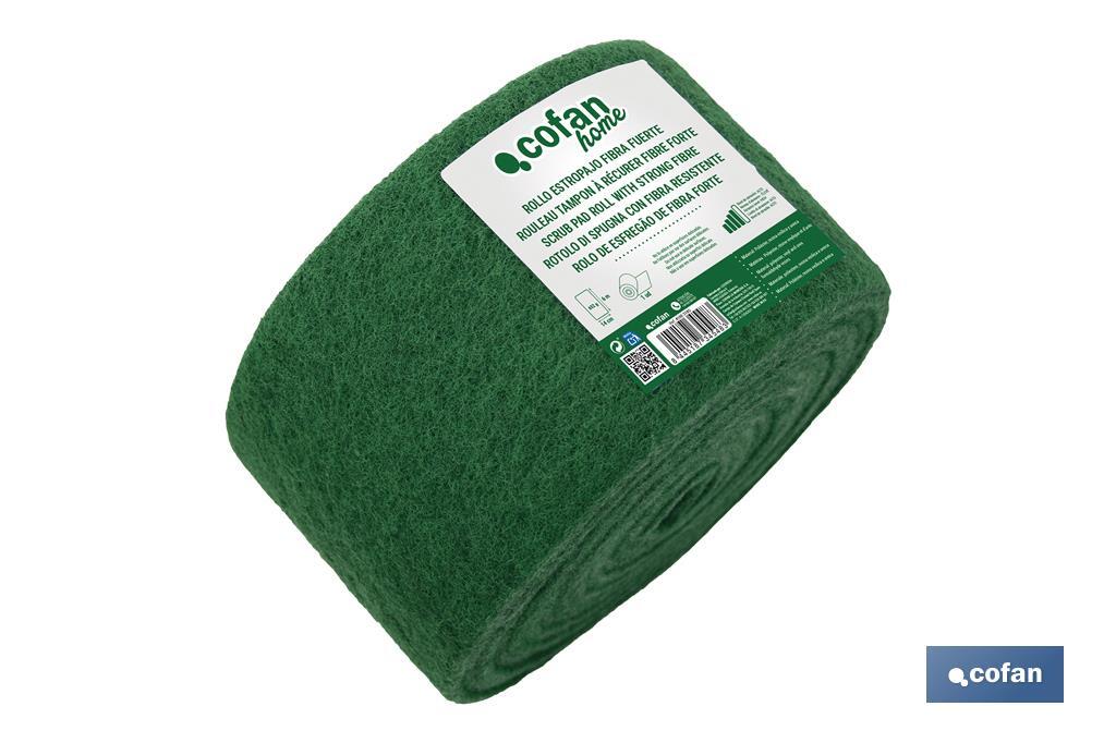 Green scrub pad roll - Cofan