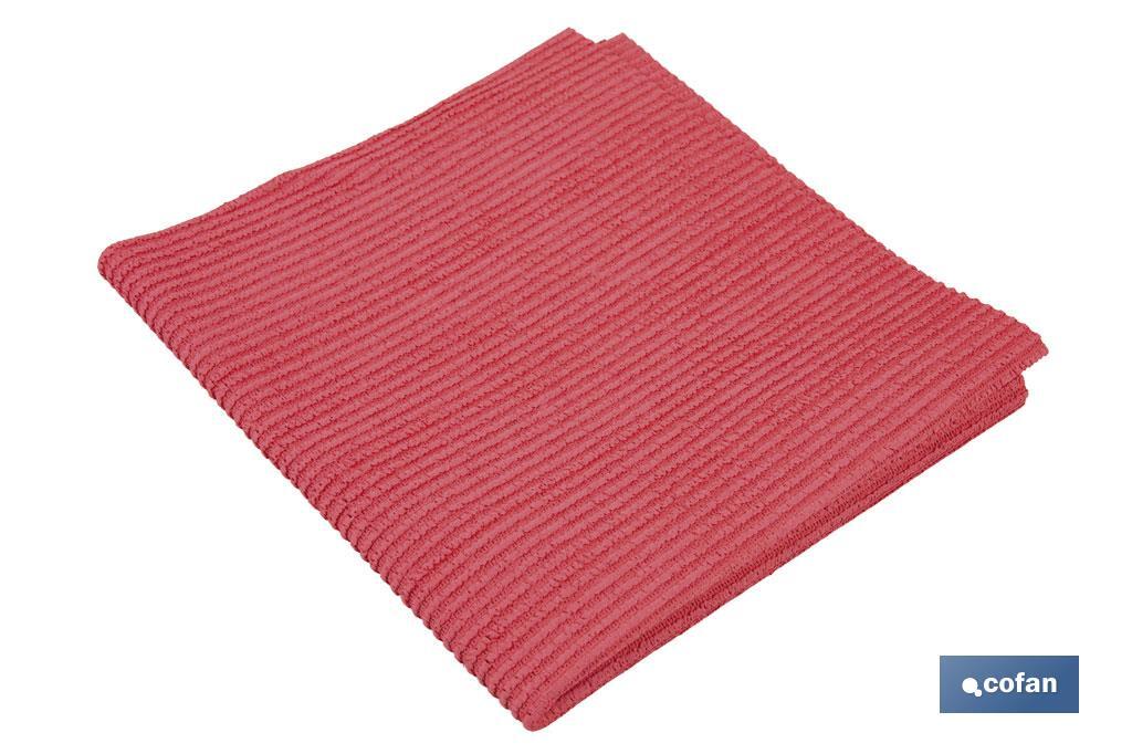 Pack de 4 bayetas de microfibra antibacterianas | Alta calidad y versatilidad | Máxima absorción | Medidas: 38 x 35 cm - Cofan