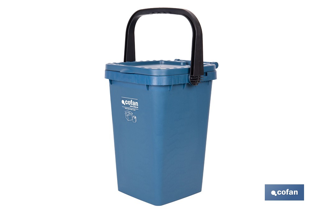Contentor Azul para Papel e Cartão - Cofan