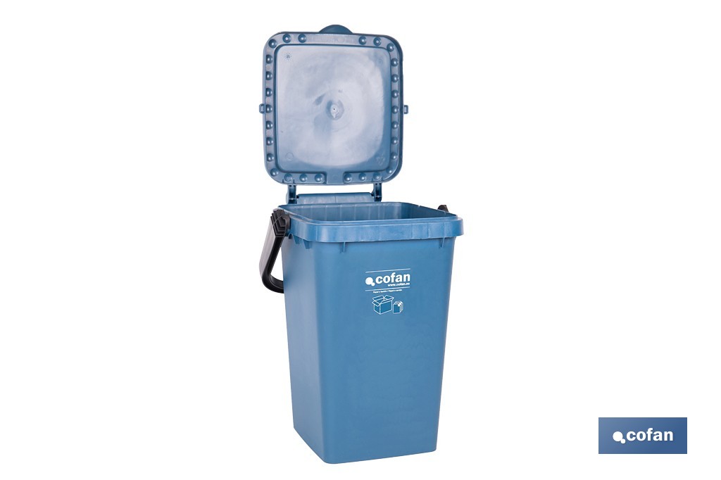 Contentor Azul para Papel e Cartão - Cofan