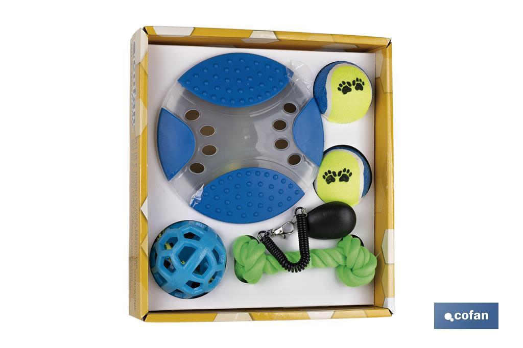 Set of toys for pets | 6 toys | NON-toxic materials - Cofan