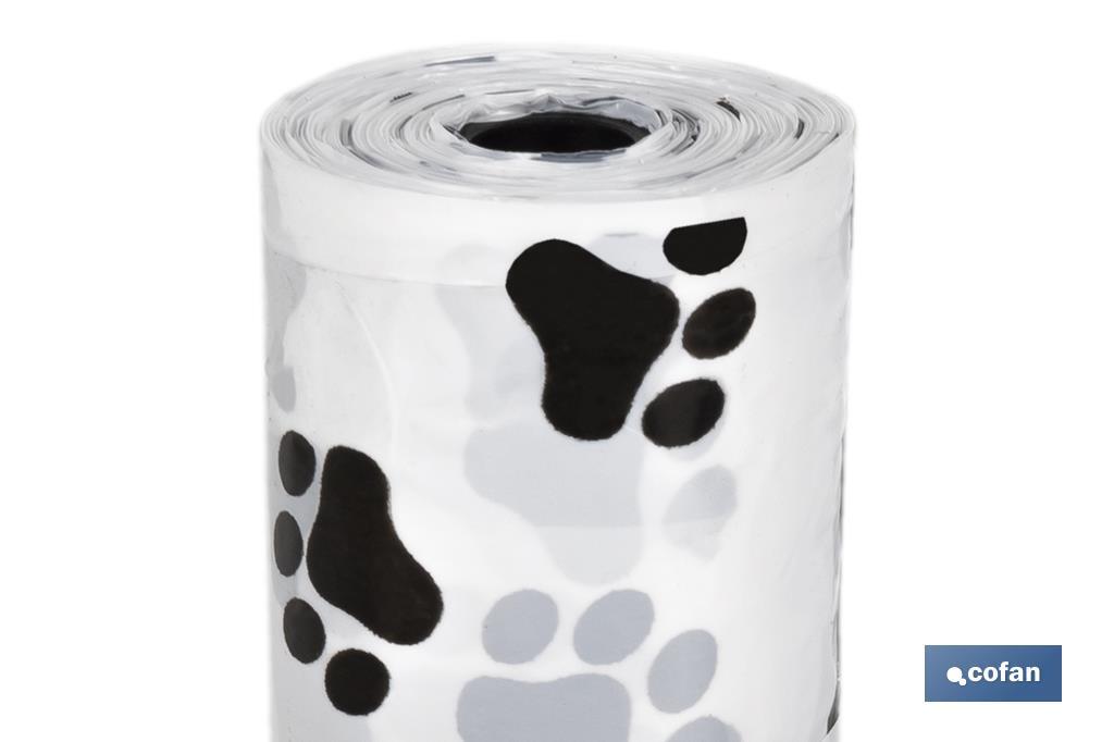 Dog poop bags | 4 rolls wit 15 sheets | Size: 35.5 x 23cm - Cofan