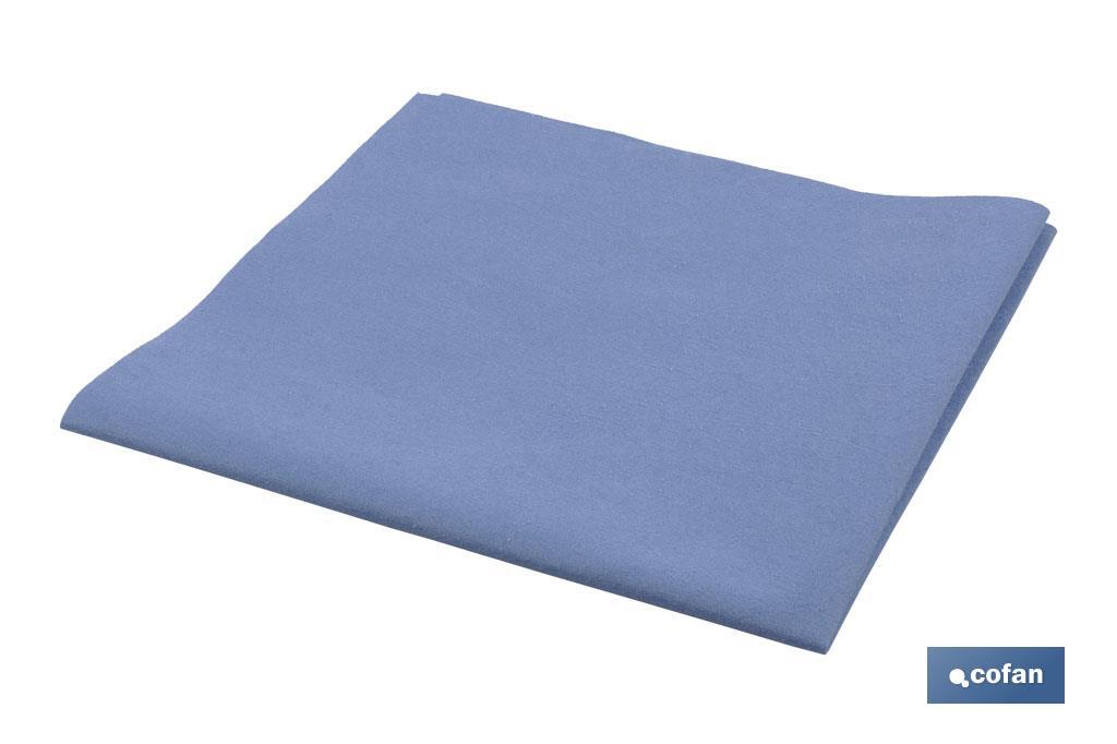Pano Microplus | Multiusos | Medidas 40 x 40 cm | Cor Azul | Ideal para superfícies delicadas - Cofan