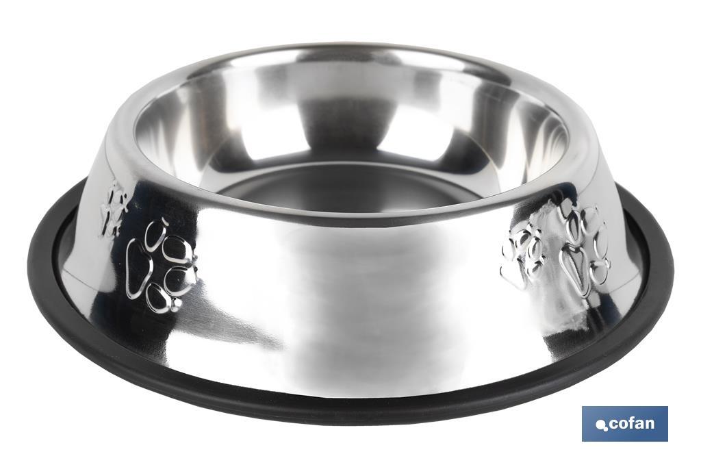 Food and water bowl for pets | Stainless steel | Available in several sizes - Cofan