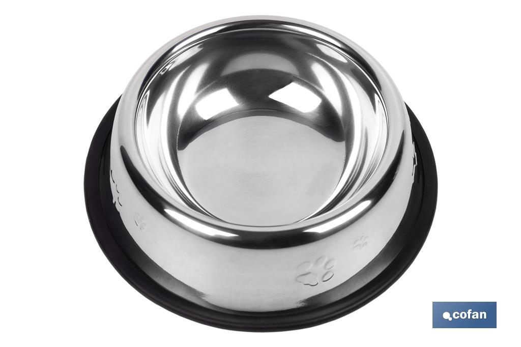 Food and water bowl for pets | Stainless steel | Available in several sizes - Cofan