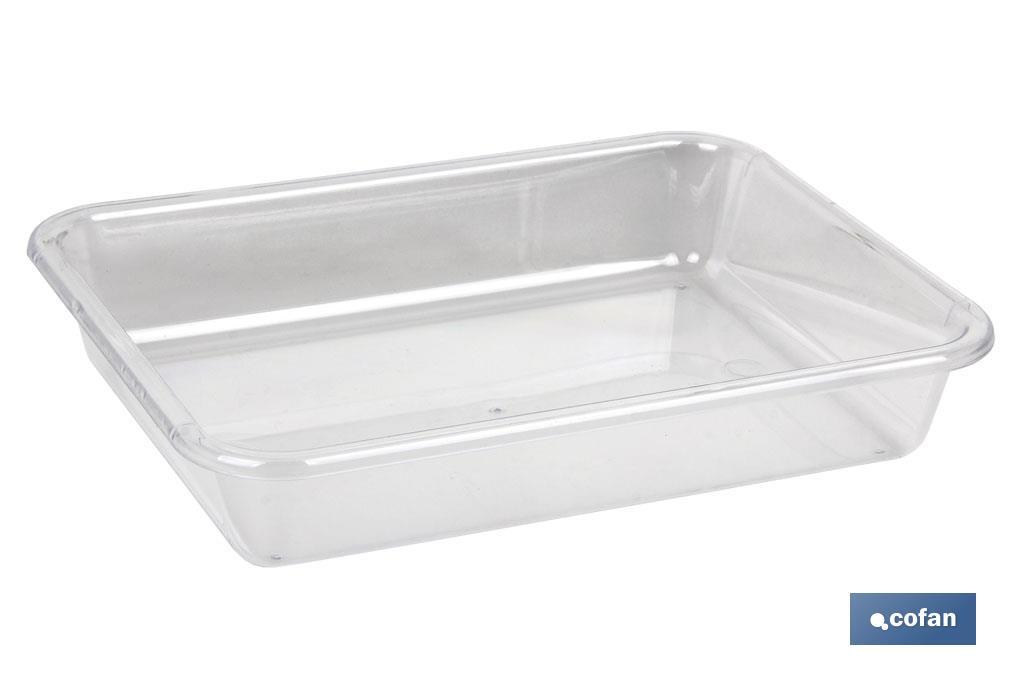 Multi-purpose tray | Albahaca Model | Several sizes | Transparent material | Multi-purpose organiser - Cofan