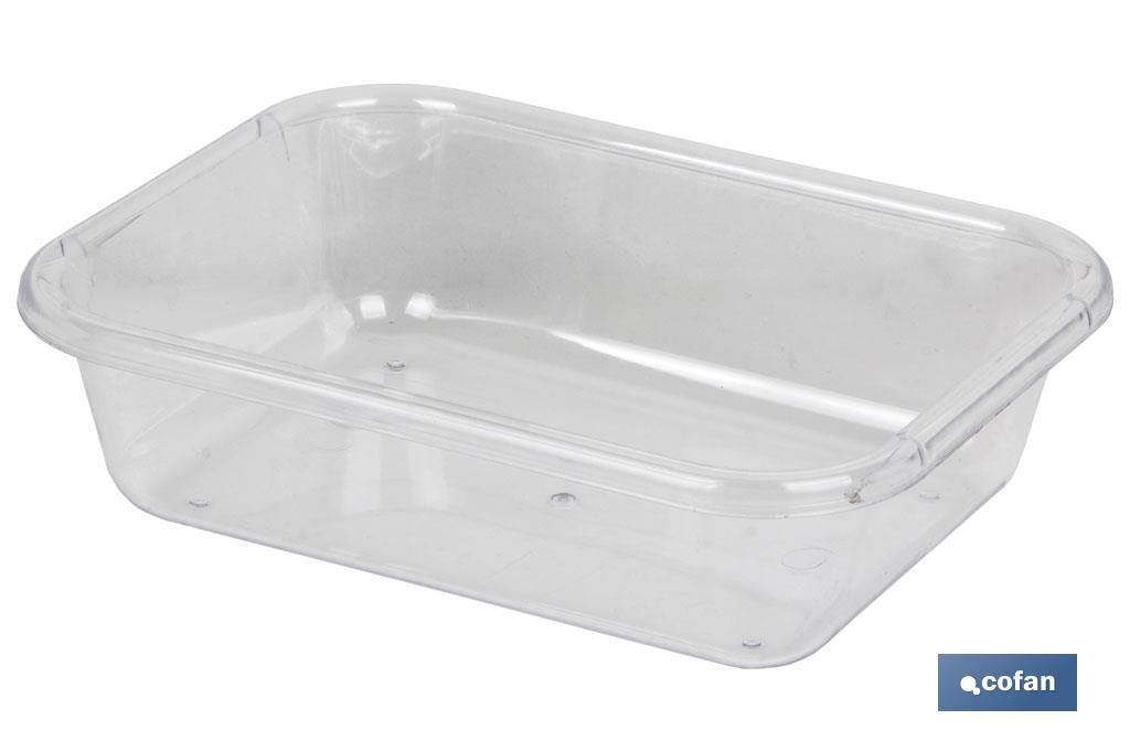 Multi-purpose tray | Albahaca Model | Several sizes | Transparent material | Multi-purpose organiser - Cofan