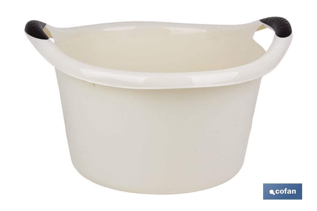 Round washing-up bowl | With handles | 15l Capacity | Multi-purpose and versatile - Cofan