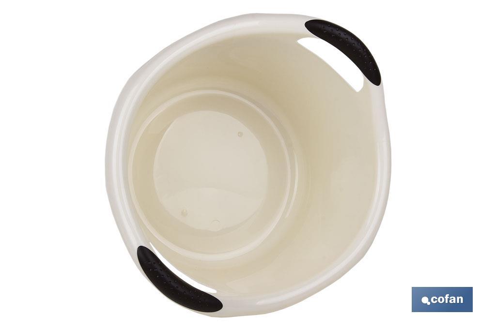 Round washing-up bowl | With handles | 15l Capacity | Multi-purpose and versatile - Cofan