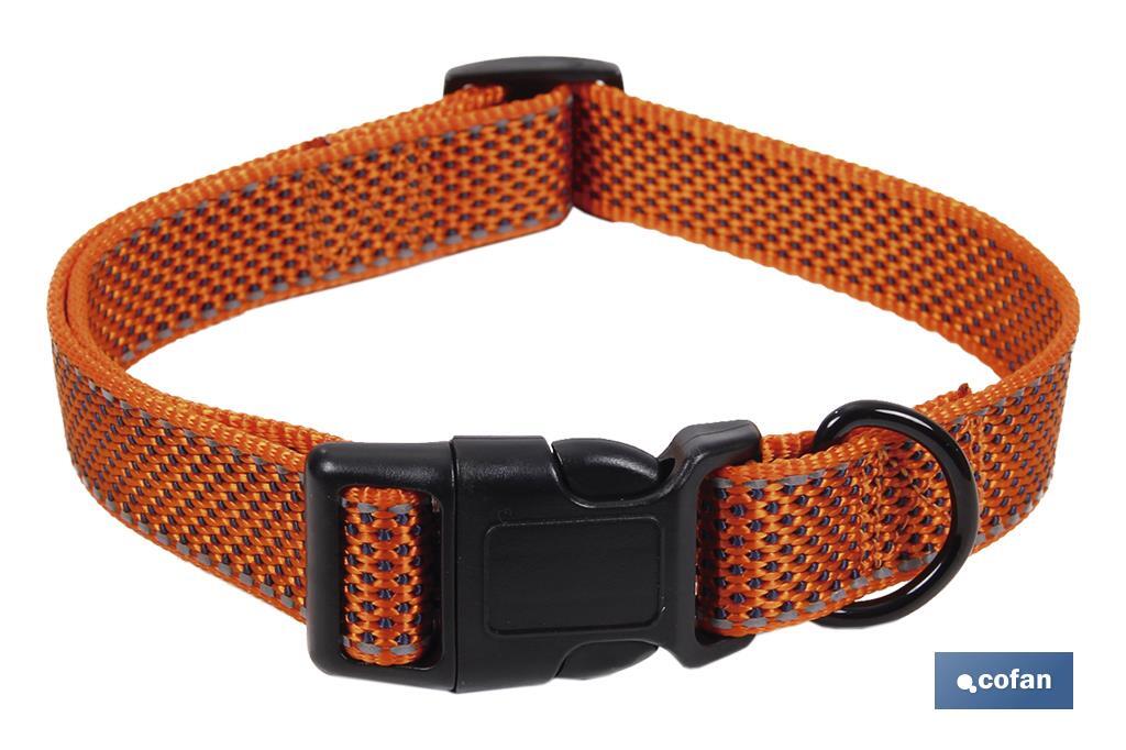 Collar Reflectante para Perros | Color Naranja | Diferentes Medidas - Cofan