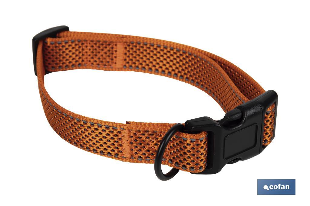 Collar Reflectante para Perros | Color Naranja | Diferentes Medidas - Cofan