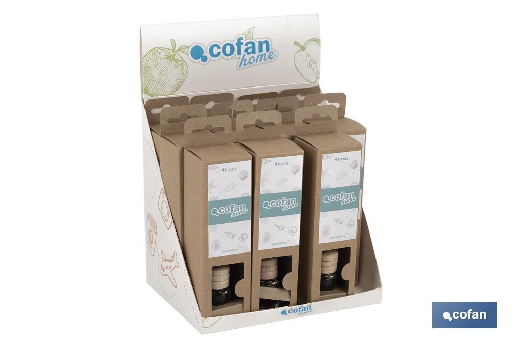 Ambientador de carro Cofan | Rolha de madeira | Aroma do maçã - Cofan