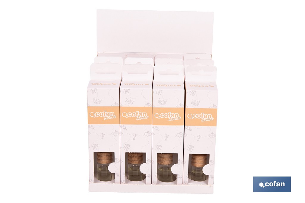 Diffusore per macchine | Tappo di legno | Aroma di auto nuova - Cofan