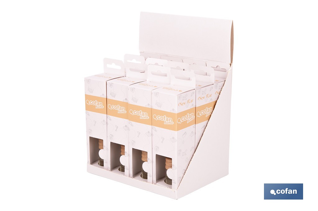 Diffusore per macchine | Tappo di legno | Aroma di auto nuova - Cofan