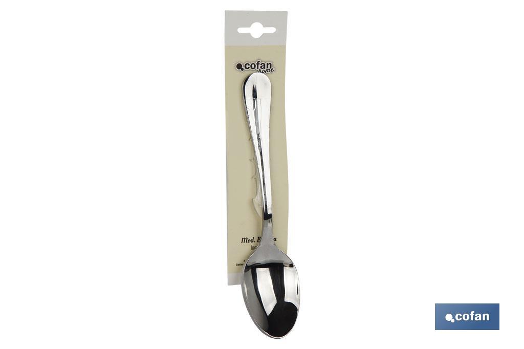 Colher de mesa | Modelo Bolonia I Fabricado em Aço inox 18/00 I Embalagem blíster ou pack - Cofan