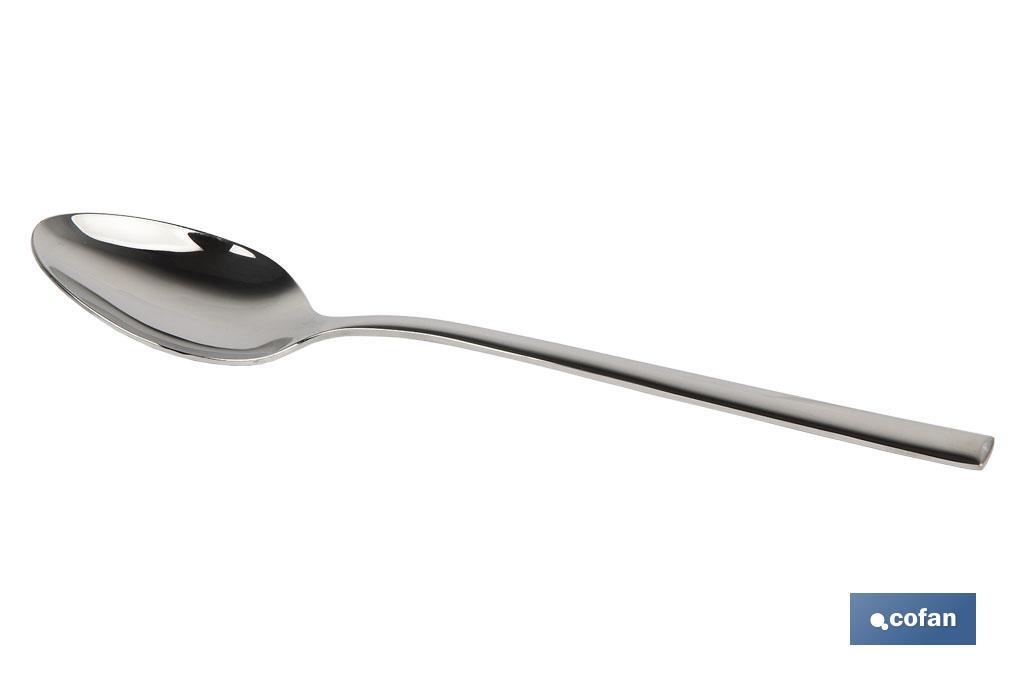 Cucchiaio da portata | Modello Bari | Realizzato in acciaio inox 18/10 | Blister o confezione - Cofan