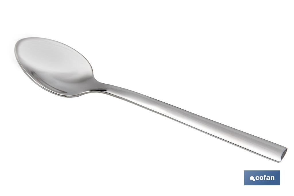 Cuchara de Moka | Modelo Bari I Fabricado em Aço inox 18/10 I Blíster de 3 unidades ou Pack - Cofan