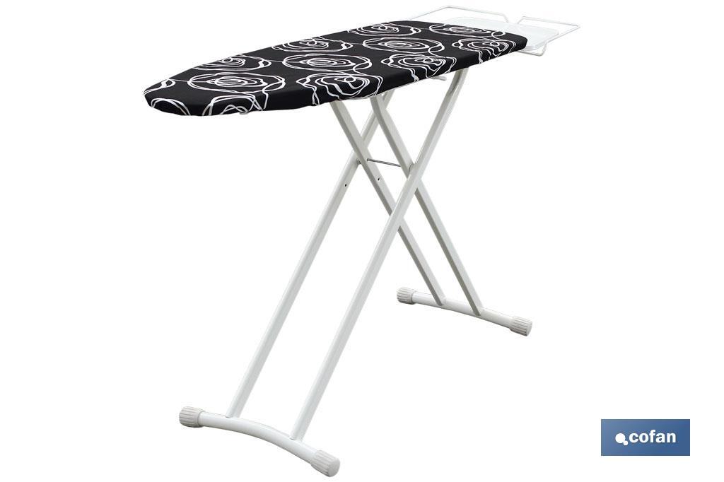 Tívoli ironing board | Size: 125 x 41cm | Black - Cofan