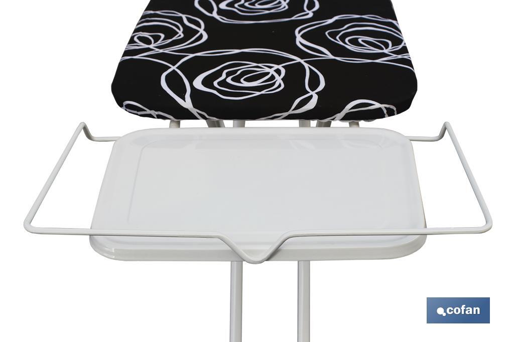 Tívoli ironing board | Size: 125 x 41cm | Black - Cofan