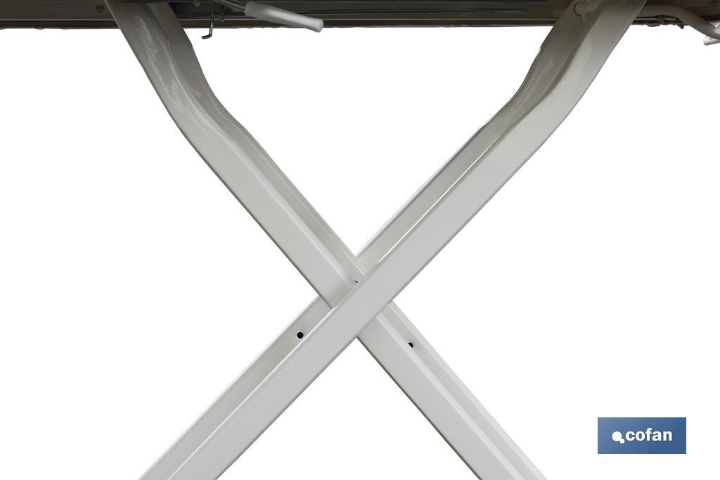 Tívoli ironing board | Size: 125 x 41cm | Black - Cofan