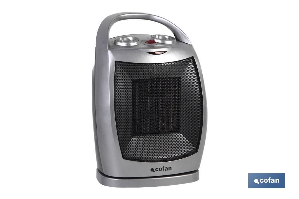 Electric fan heater | Finlandia Model | Two-heat settings: 750-1,500W | PTC Ceramic fan heater - Cofan