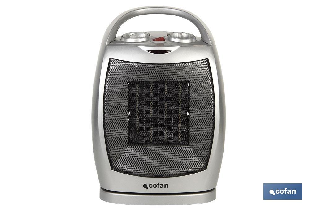 Electric fan heater | Finlandia Model | Two-heat settings: 750-1,500W | PTC Ceramic fan heater - Cofan