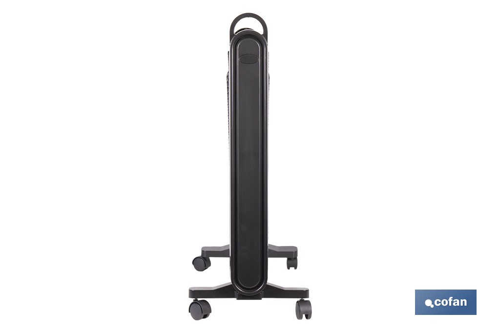 Radiador de mica 2000 W con termostato ajustable | Calefactor silencioso portátil de bajo consumo| Disponible en diferentes colores - Cofan