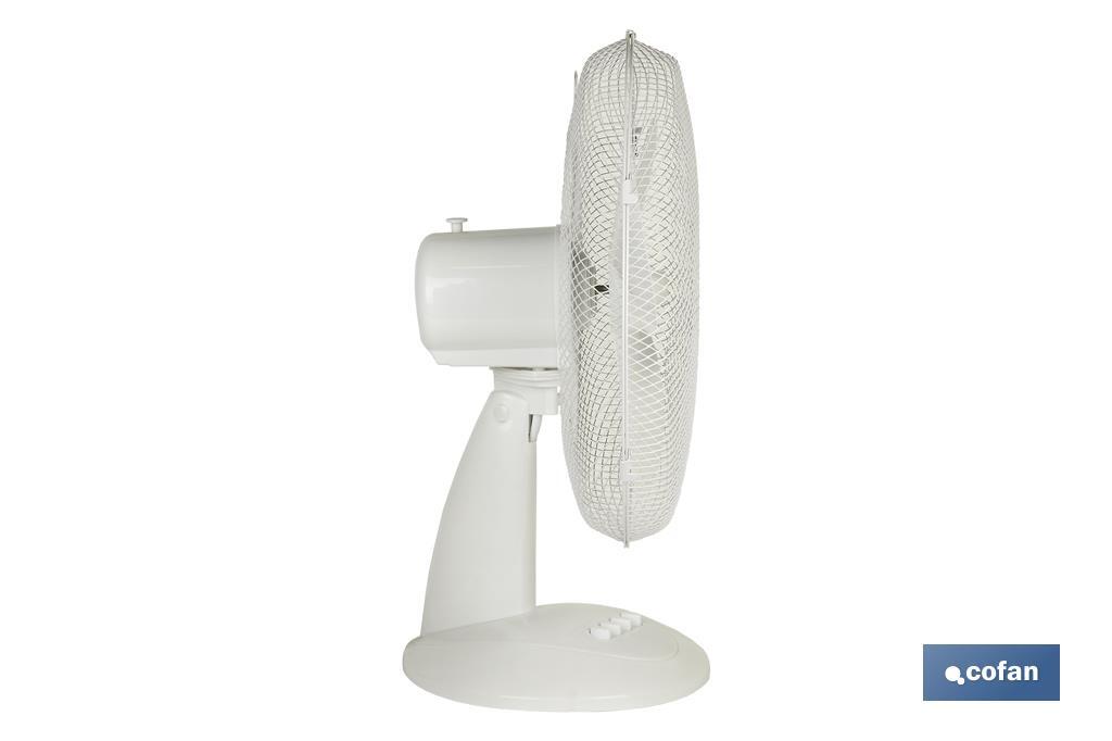 Ventilador Blanco Modelo Solano de 3 velocidades - Cofan