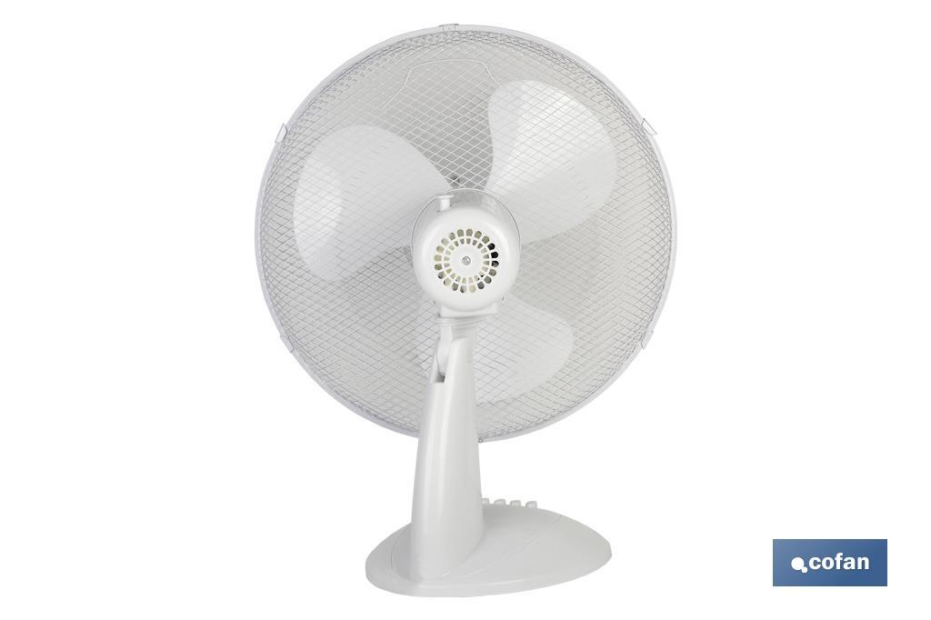 Ventilateur modèle Solano blanc à 3 vitesses - Cofan