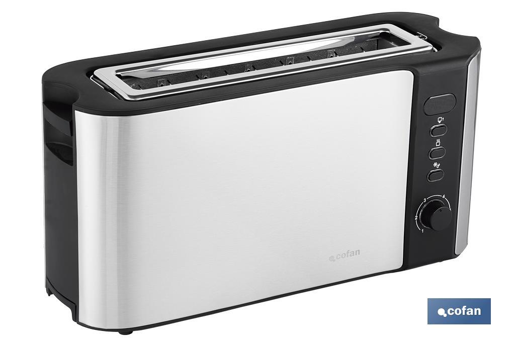 One Slot Toaster | Digital Display | Steel/Black - Cofan