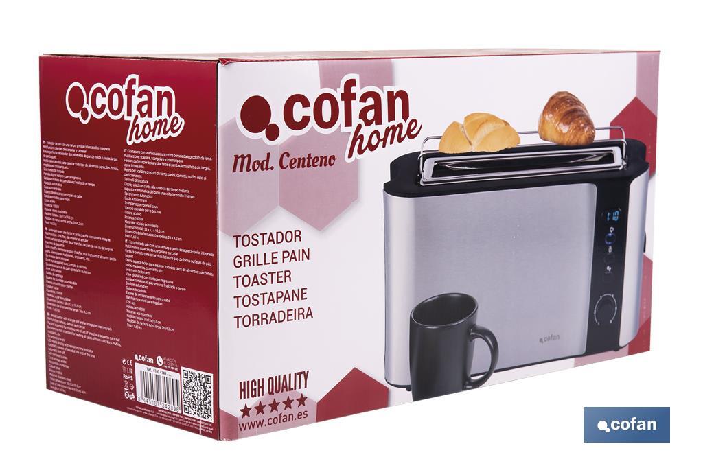 Tostador una ranura Modelo Centeno - Cofan