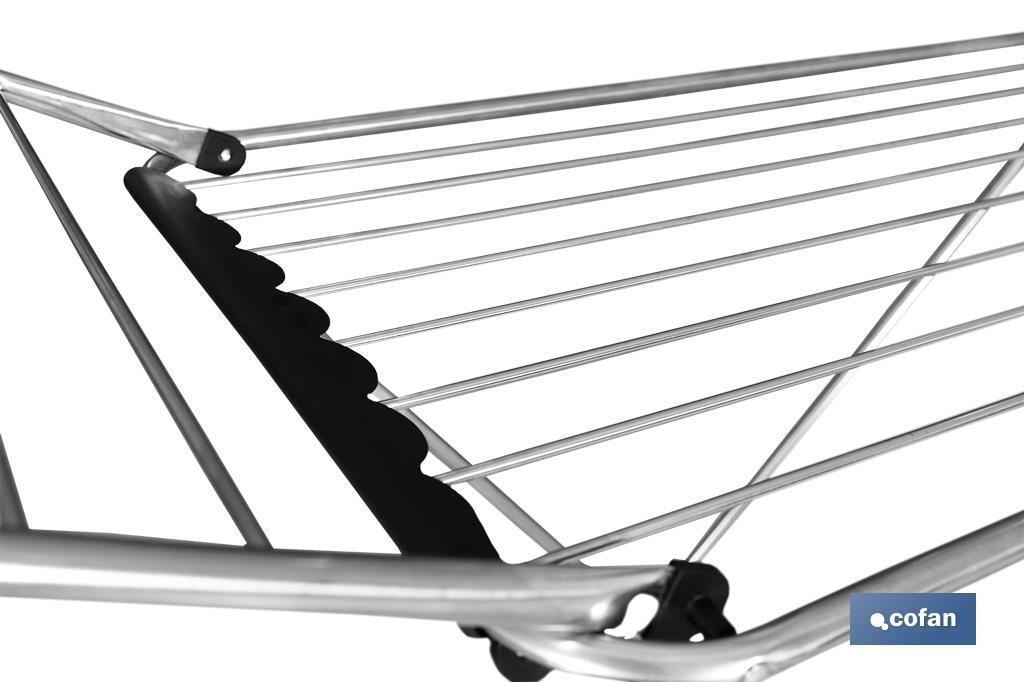 Winged Clothes Airer | With Folding Wings | Stainless Steel & Polypropylene - Cofan