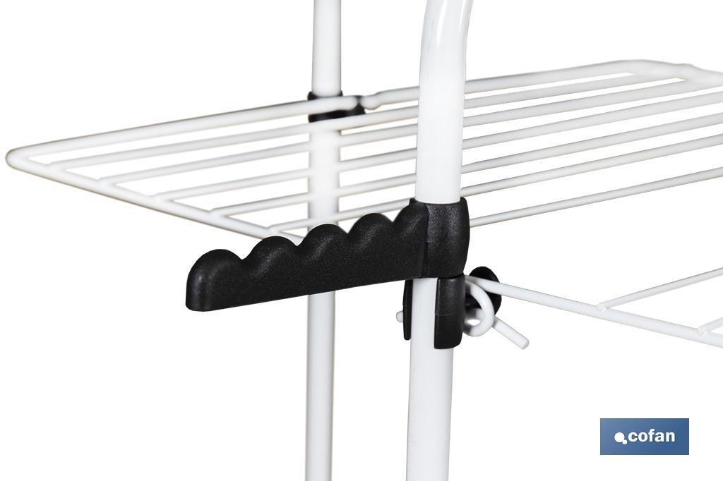 Tower Clothes Airer | Painted Steel & Polypropylene | Size: 70 x 60 x 137cm | 3 Drying Racks - Cofan