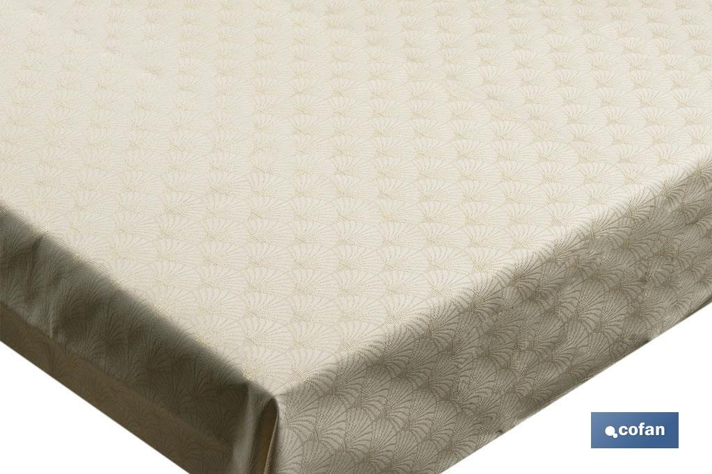 Mantel antimanchas resinado y confeccionado | Protección contra manchas | Material: 50 % de poliéster, 45 % de algodón | Diferentes tamaños - Cofan