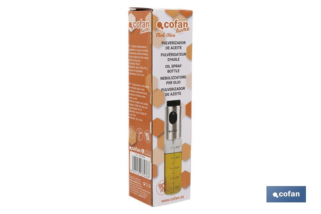 Oil sprayer dispenser | Multipurpose spray | Capacity: 90ml - Cofan