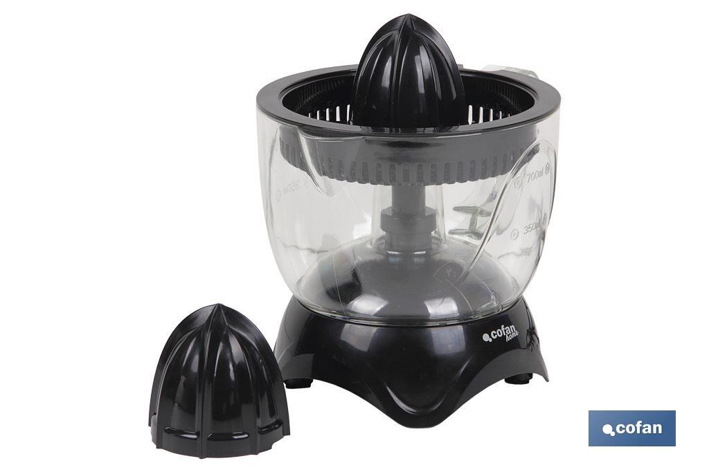 Exprimidor Eléctrico | Modelo Ontario | Potencia 40W |  | Capacidad 0,7 L | Fabricado en ABS - Cofan